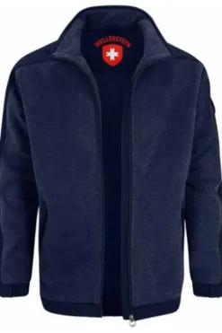 WELLENSTEYN Jet-Fleecejacke dunkelblau
