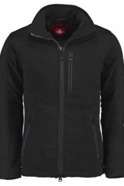 WELLENSTEYN Jet-Fleece-Sport-Jacke JJS-10 black/black windabweisend, wasserabweisend, atmungsaktiv