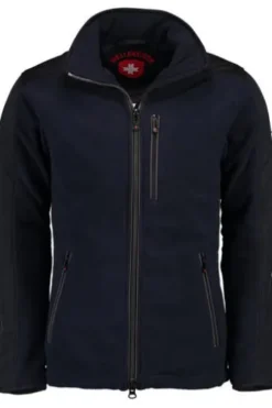 WELLENSTEYN Jet-Fleece-Sport-Jacke JJS-10 darknavy/titan windabweisend, wasserabweisend, atmungsaktiv