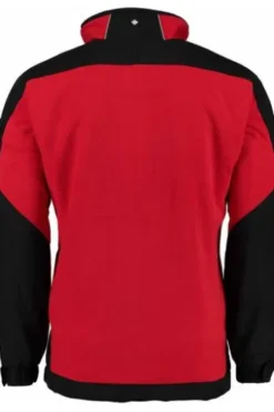 WELLENSTEYN Jet Jacket Fleecejacke JJ-10 rot/schwarz windabweisend, wasserabweisend, atmungsaktiv