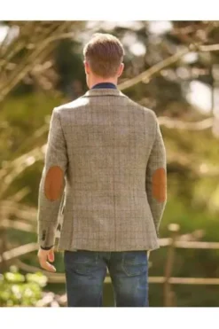 WELLINGTON OF BILMORE Harris Tweed Sakko London walnut check kariert