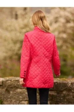 WELLINGTON OF BILMORE Long-Steppjacke Grace pink