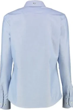 WELLINGTON OF BILMORE Oxford-Bluse Stella oxford blue mit Button-Down Kragen