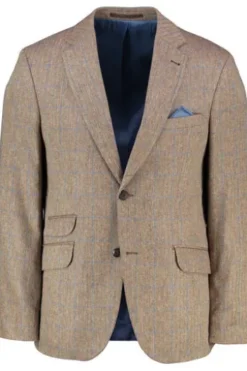 WELLINGTON OF BILMORE Sakko London SO pure silk kariert