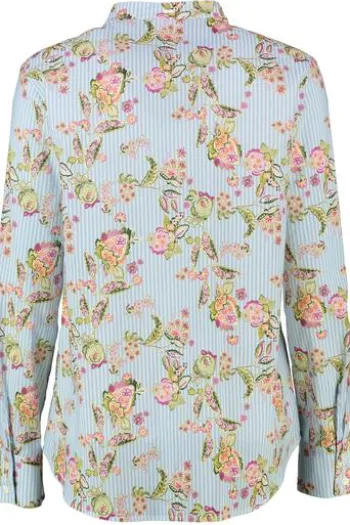 WHITE LABEL Bluse hellblau gestreift