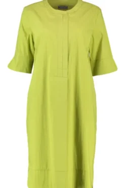 WHITE LABEL Kleid grün Kurzarm